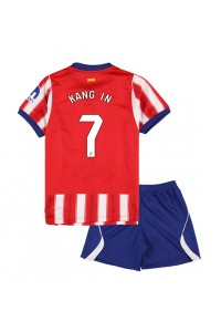 Atletico Madrid Lee Kang-in #7 Jalkapallovaatteet Lasten Kotipeliasu 2026-27 Lyhythihainen (+ Lyhyet housut)